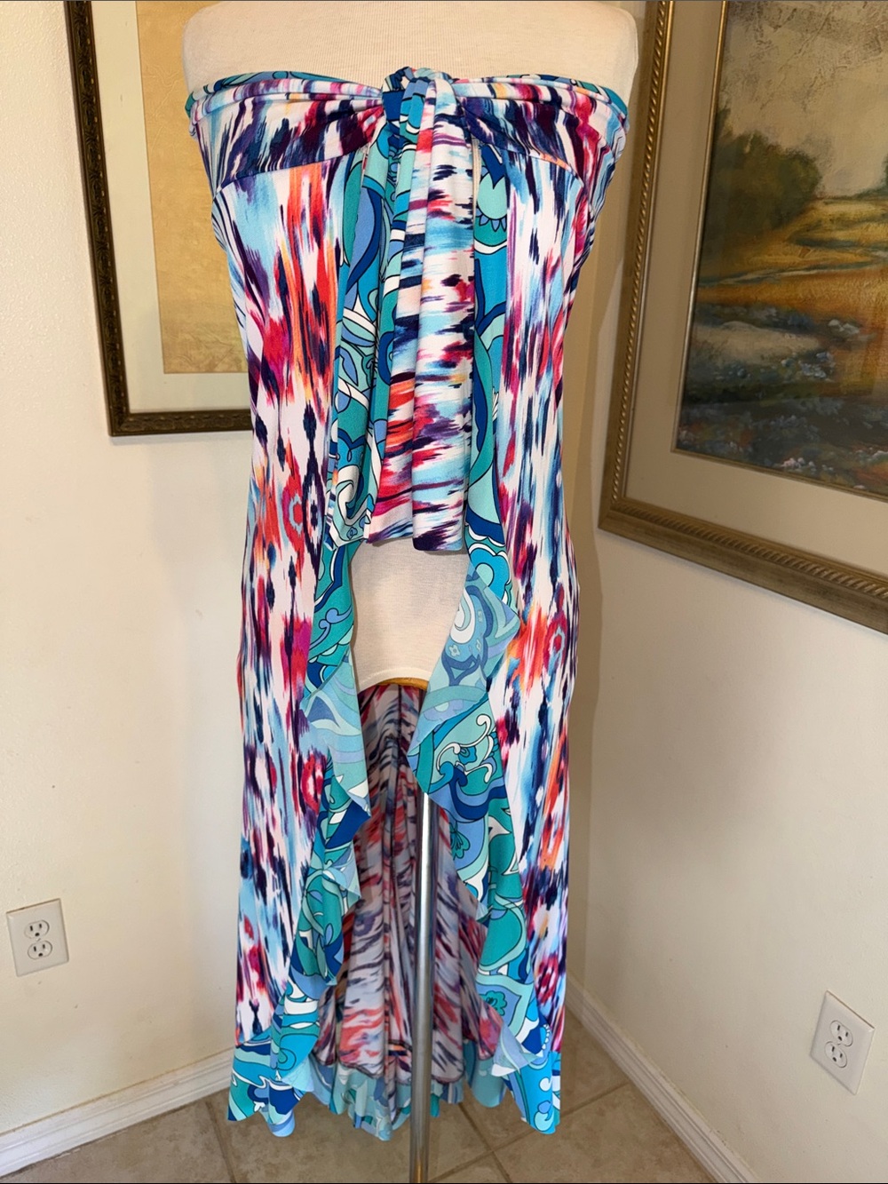 Boutique Sarong Bathing Suit Cover Up Size Small